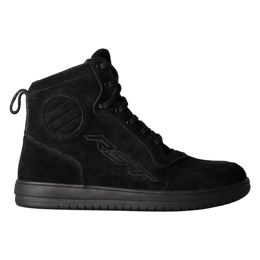RST Ladies HiTop Moto Sneaker CE Boot - Black Suede