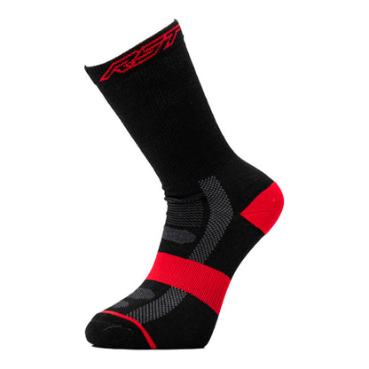 RST Socks 4 Pack - Blk/red, Blk/lime, Blk/blu, Blk/gry