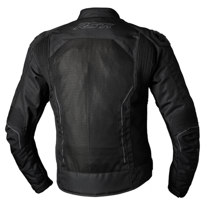 RST S1 Mesh CE Mens Textile Jacket - Black / Black