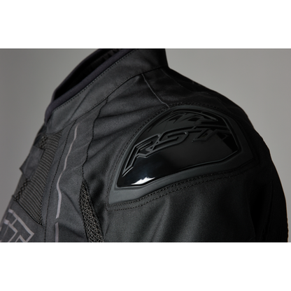 RST S1 Mesh CE Mens Textile Jacket - Black / Black