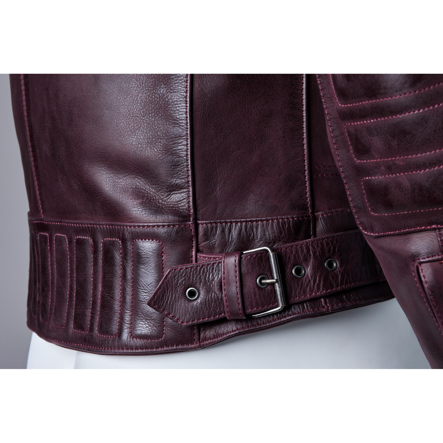 RST IOM TT Brandish 2 CE Mens Leather Jacket - Oxblood