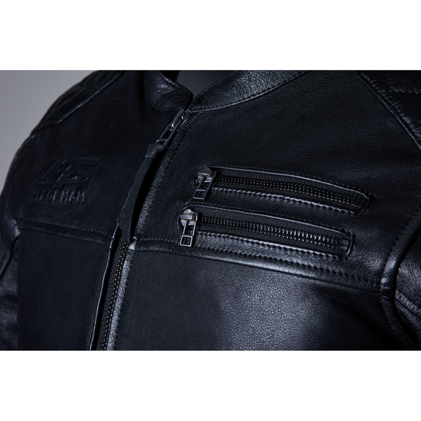 RST IOM TT Hillberry 2 CE Mens Leather Jacket - Black