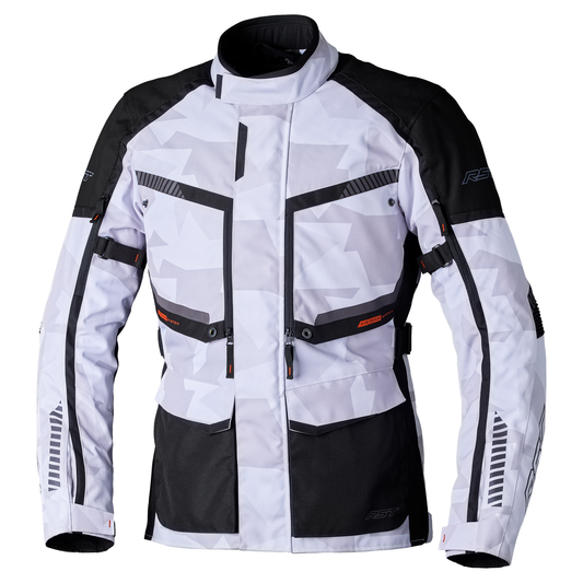 RST Maverick Evo CE Mens Textile Jacket - Silver / Camo
