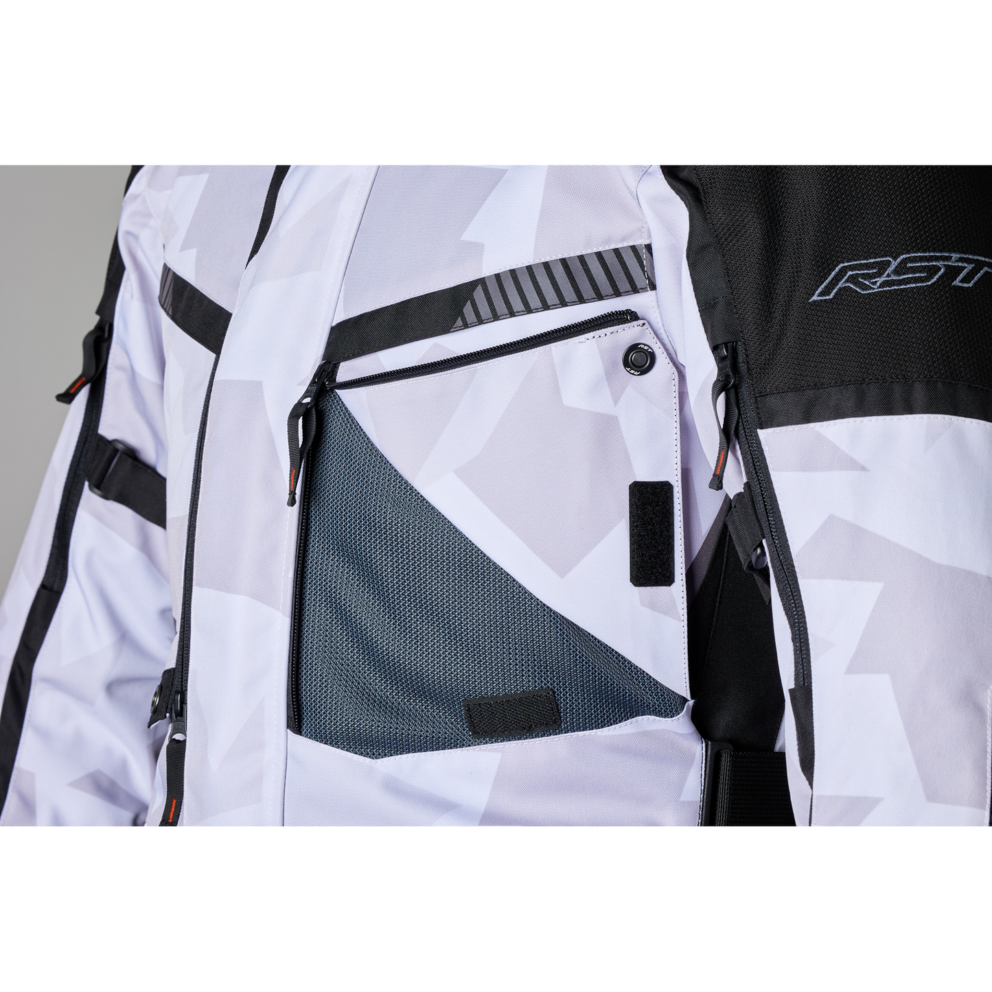 RST Maverick Evo CE Mens Textile Jacket - Silver / Camo