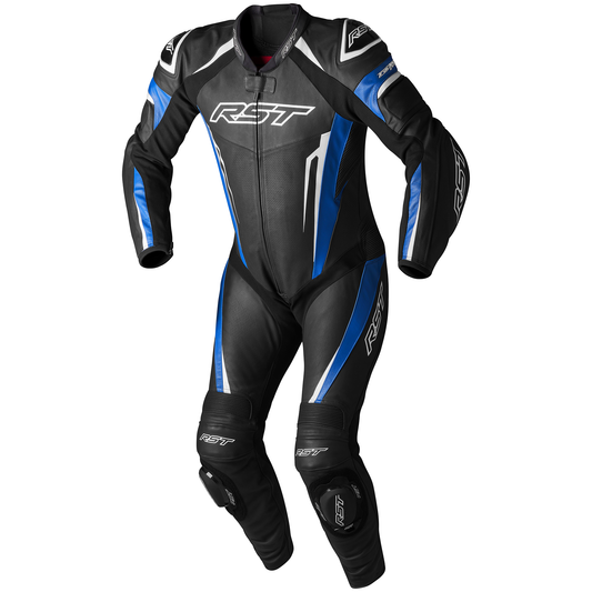 RST Tractech Evo 5 CE Mens Leather Suit - Blue / Black / White