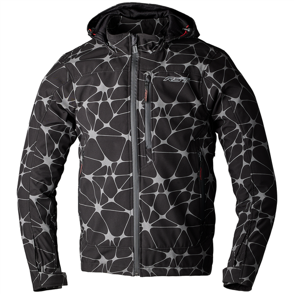 RST Havoc CE Mens Softshell Textile Jacket - Black / Grey