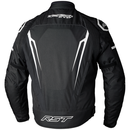 RST Tractech Evo 5 CE Mens Textile Jacket - Black / White / Black