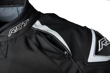 RST Tractech Evo 5 CE Mens Textile Jacket - Black / White / Black