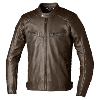 RST Roadster Air CE Mens Leather Jacket - Brown