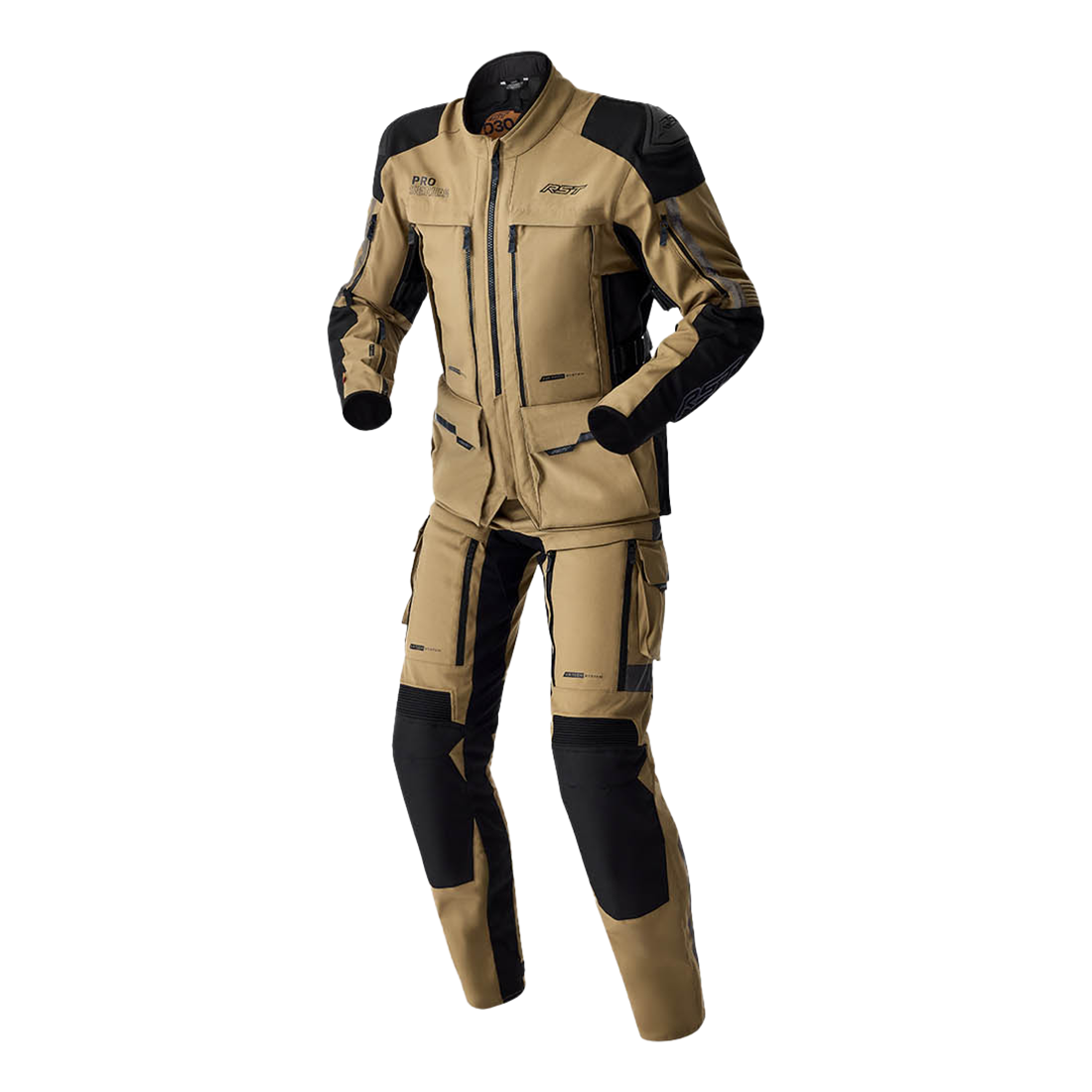 RST Pro Series Adventure D3O Textile Jacket - Sand / Black