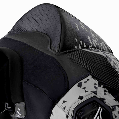 RST Pro Series D3O Airbag Leather Suit - Black / Silver
