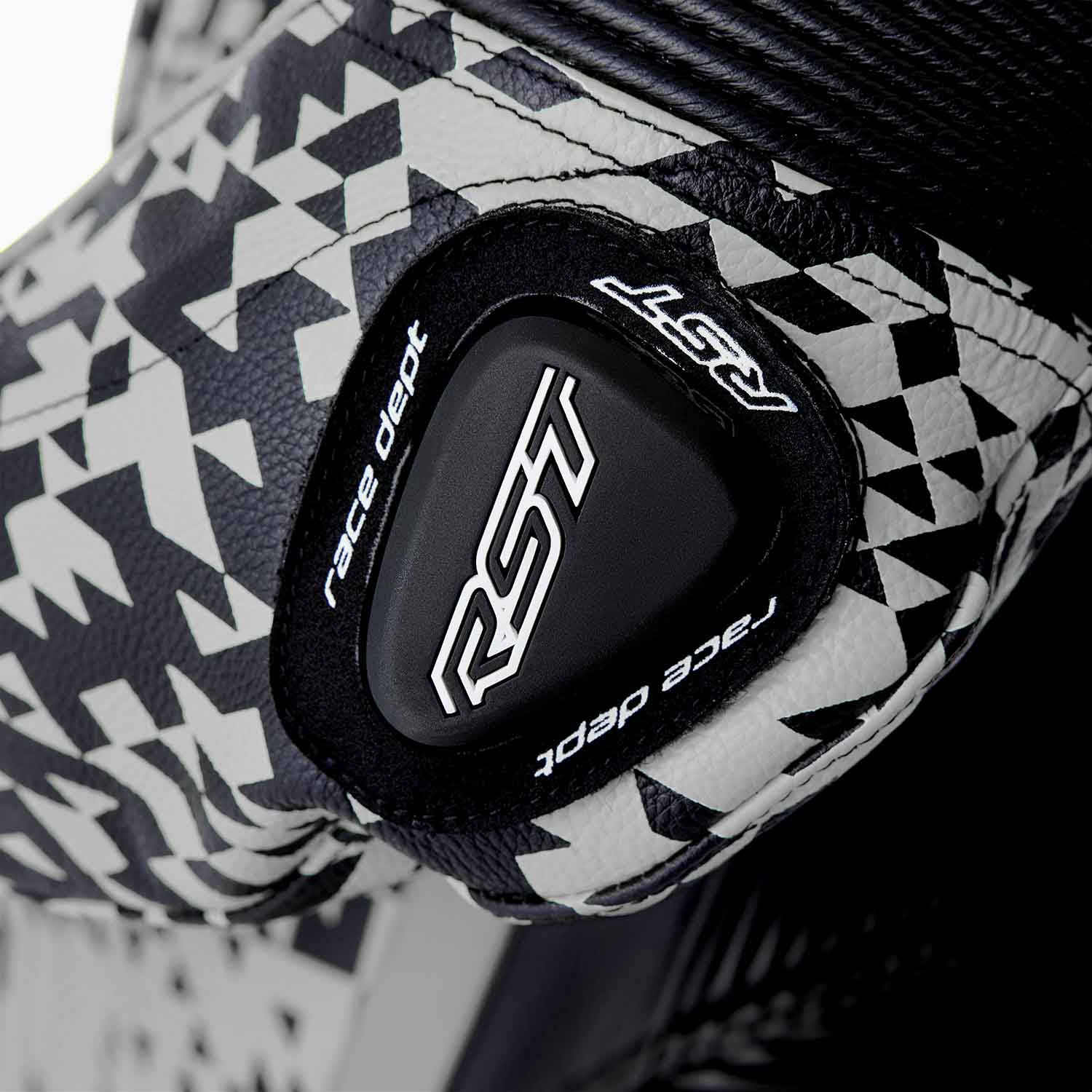 RST Pro Series D3O Airbag Leather Suit - Black / Silver