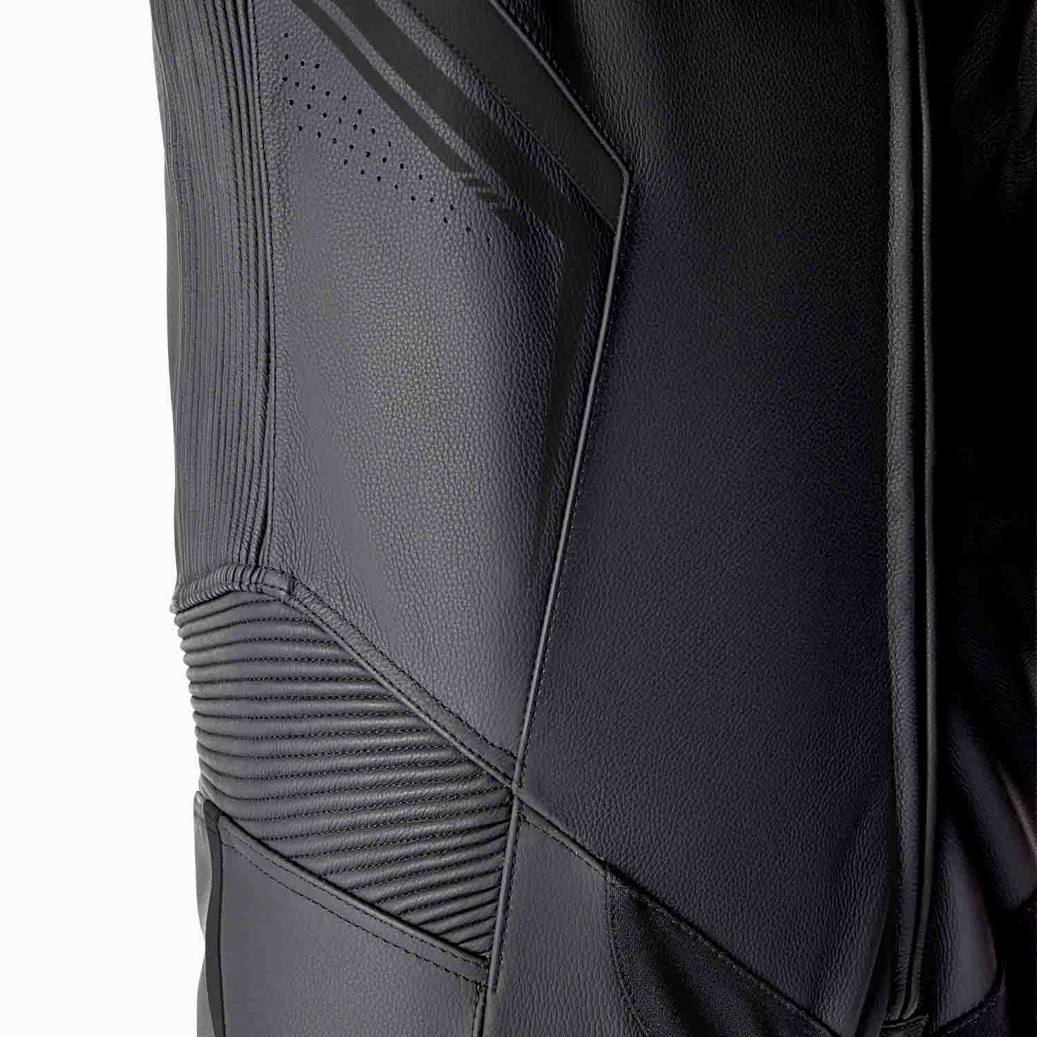 RST S1 D3O Leather Suit - Black / Black / Black