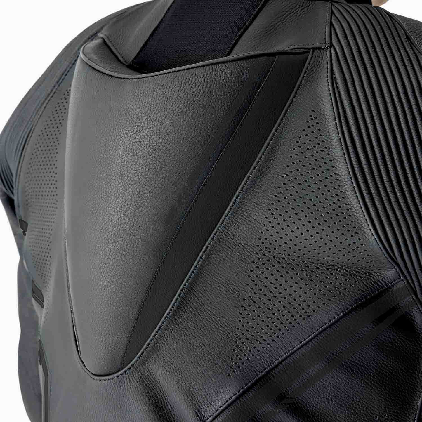 RST S1 D3O Leather Suit - Black / Black / Black