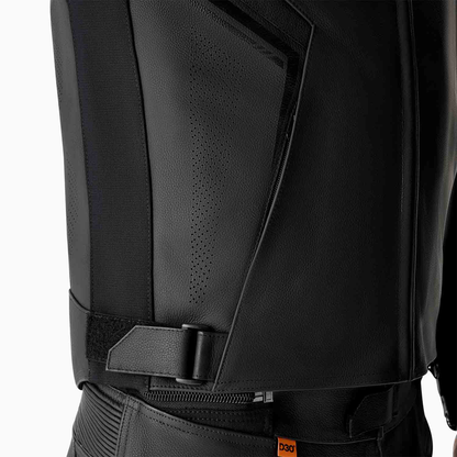 RST S1 D3O Leather Jacket - Black / Black / Black