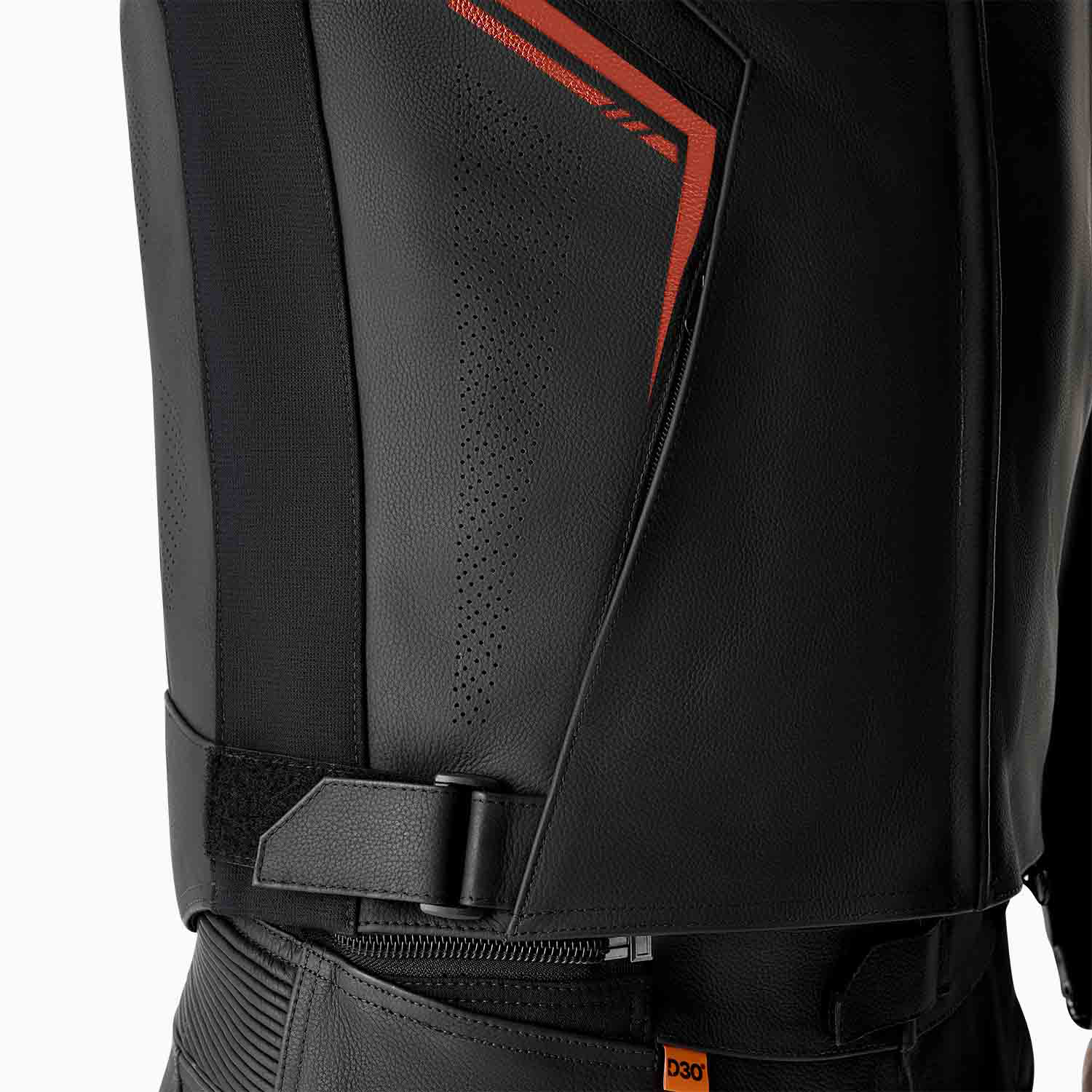 RST S1 D3O Leather Jacket - Black /  Grey / Red