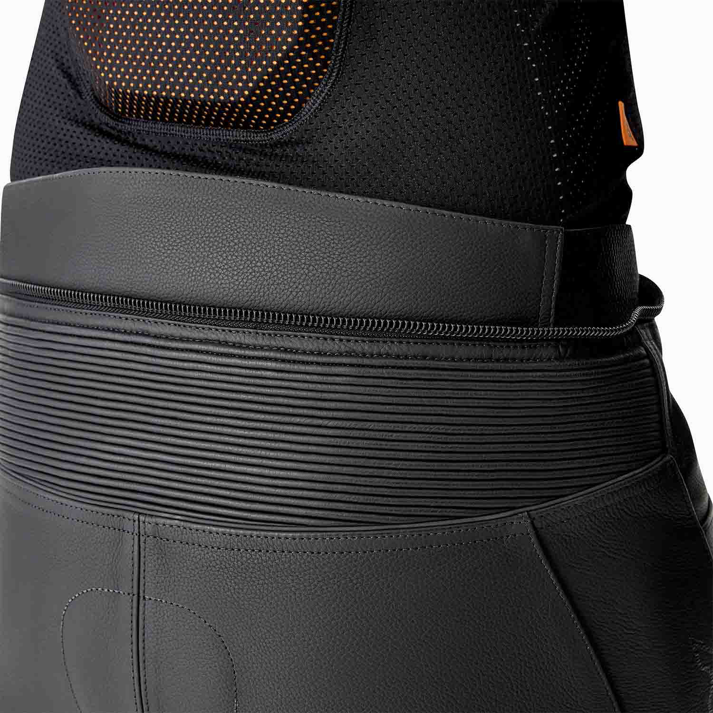 RST S1 Mesh D3O Leather Jacket - Black / Black / Black