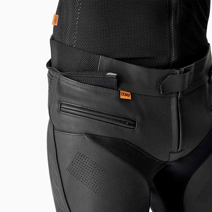 RST S1 D3O Leather Pants LL - Black / Black / Black