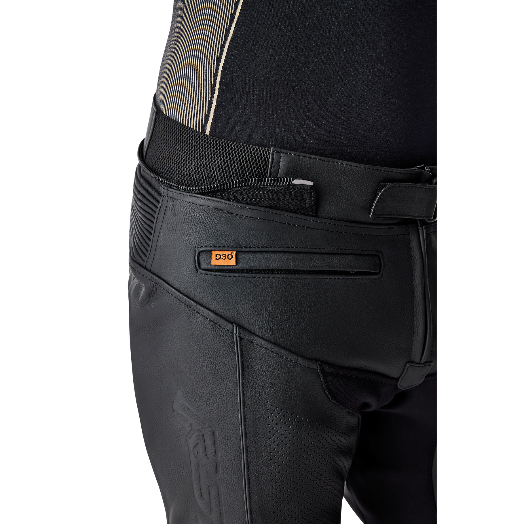 RST T2 D3O Leather Pants SL - Black