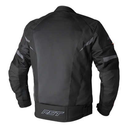 RST Pro Series Ventilator D3O Textile Jacket - Black / Black