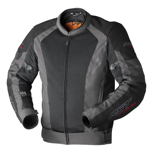 RST Pro Series Ventilator D3O Textile Jacket - Black / Grey