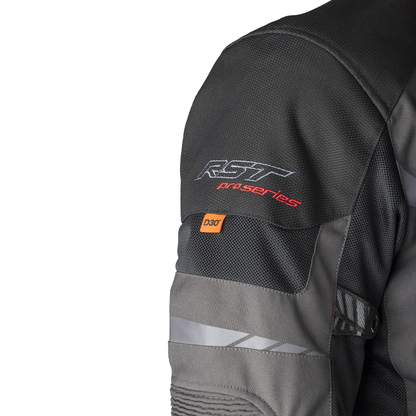 RST Pro Series Ventilator D3O Textile Jacket - Black / Grey