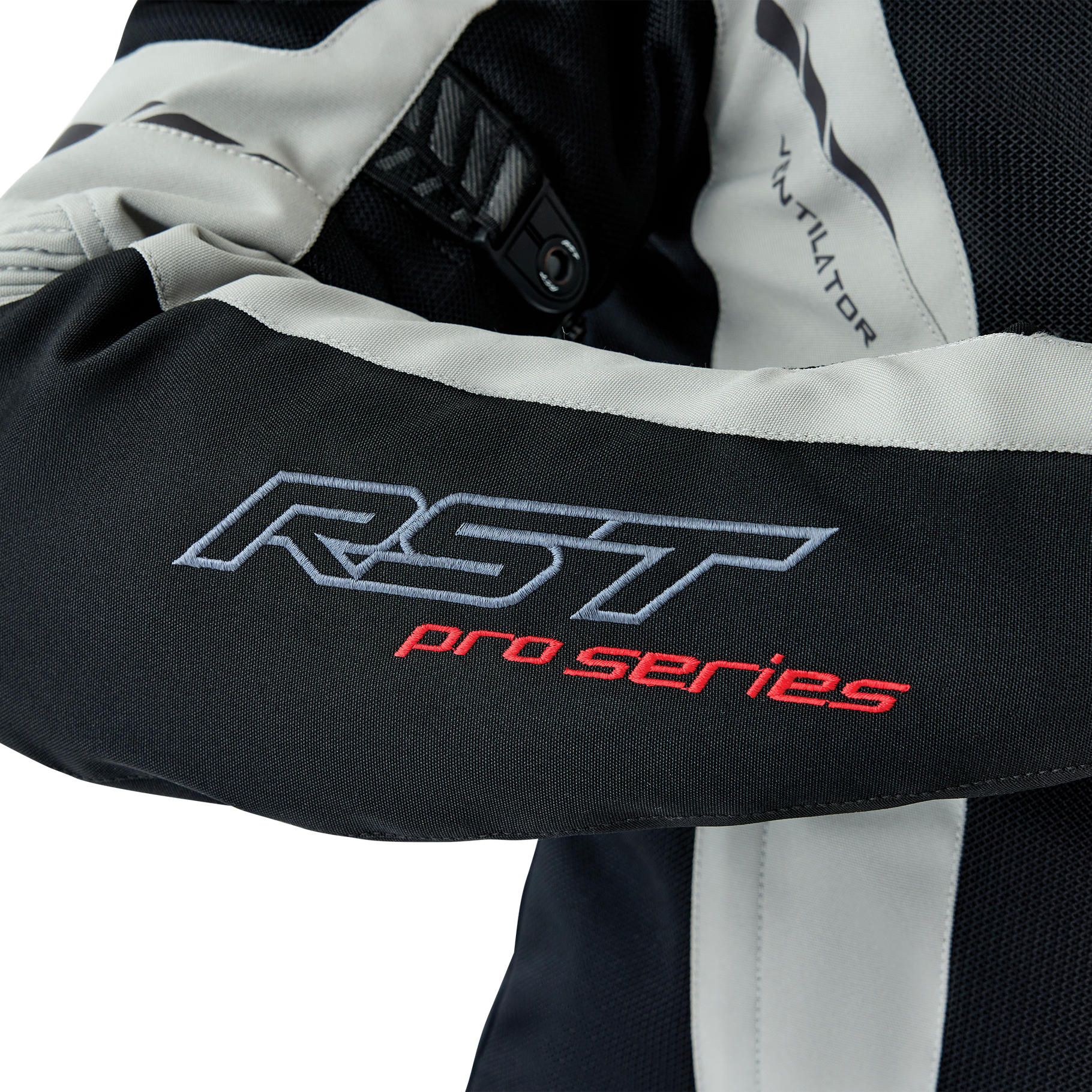 RST Pro Series Ventilator D3O Textile Jacket - Black / Silver
