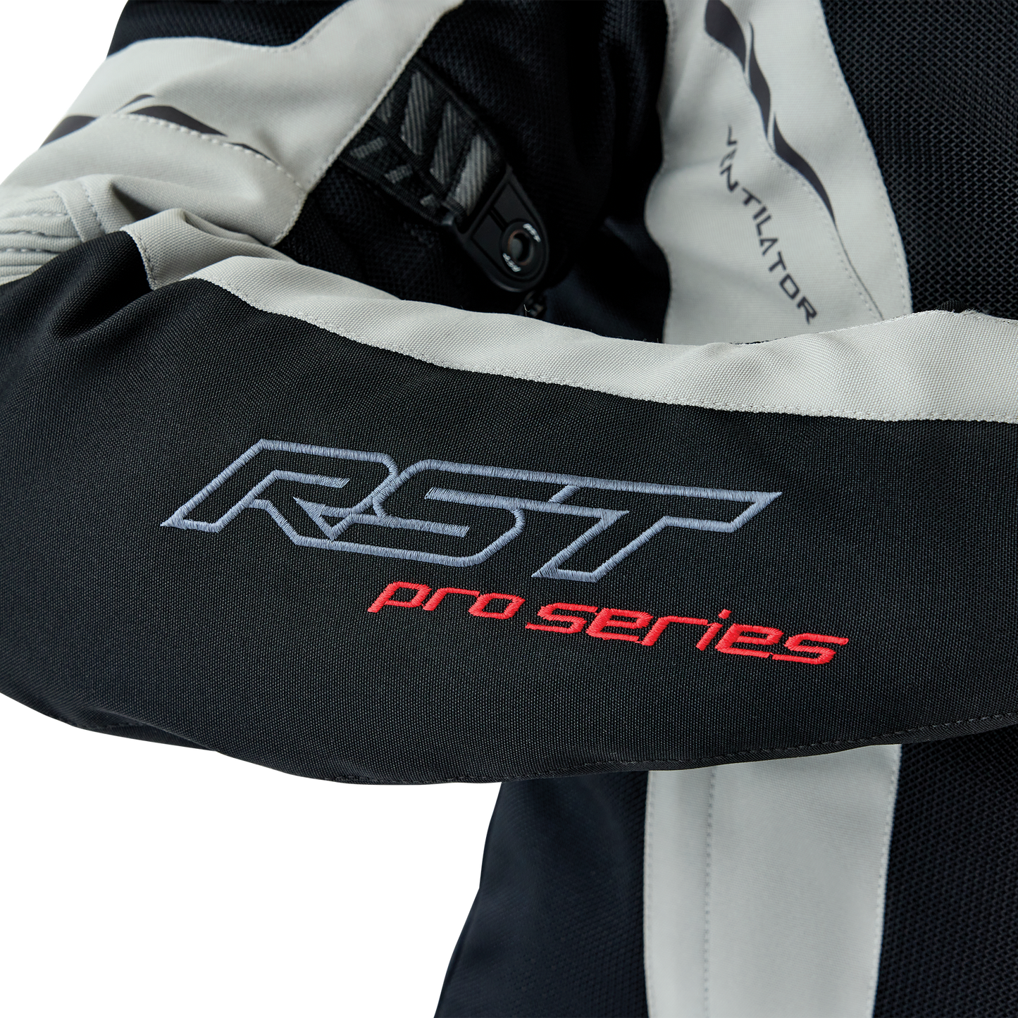 RST Pro Series Ventilator D3O Textile Jacket - Black / Silver