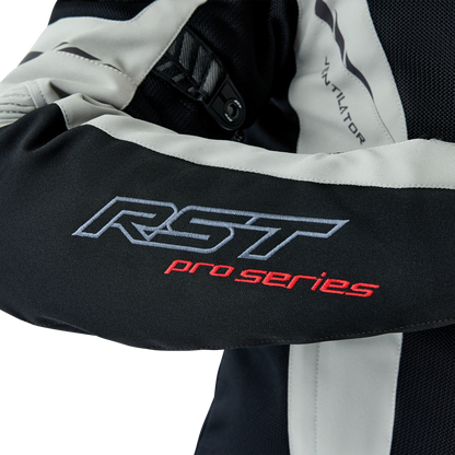 RST Pro Series Ventilator D3O Textile Jacket - Black / Silver