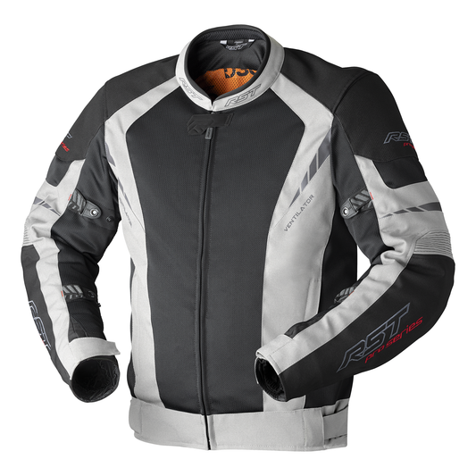 RST Pro Series Ventilator D3O Textile Jacket - Black / Silver