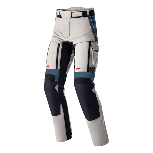RST Pro Series Adventure D3O Textile Pants - Silver / Blue