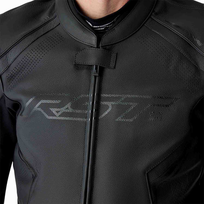 RST S1 D3O Ladies Leather Jacket - Black / Black