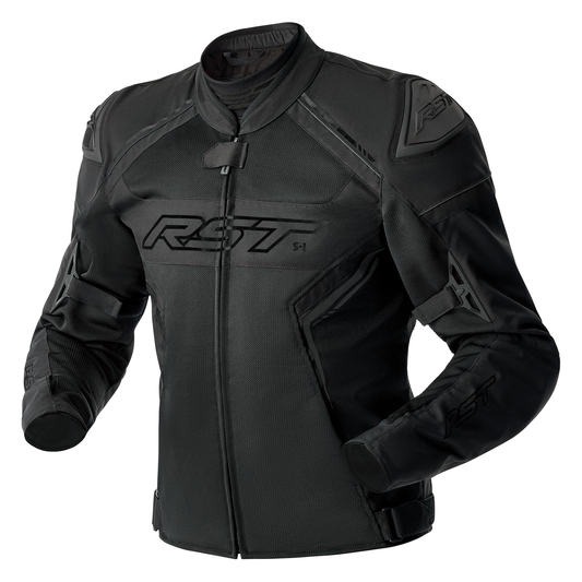 RST S1 Mesh D3O Ladies Textile Jacket - Black / Black