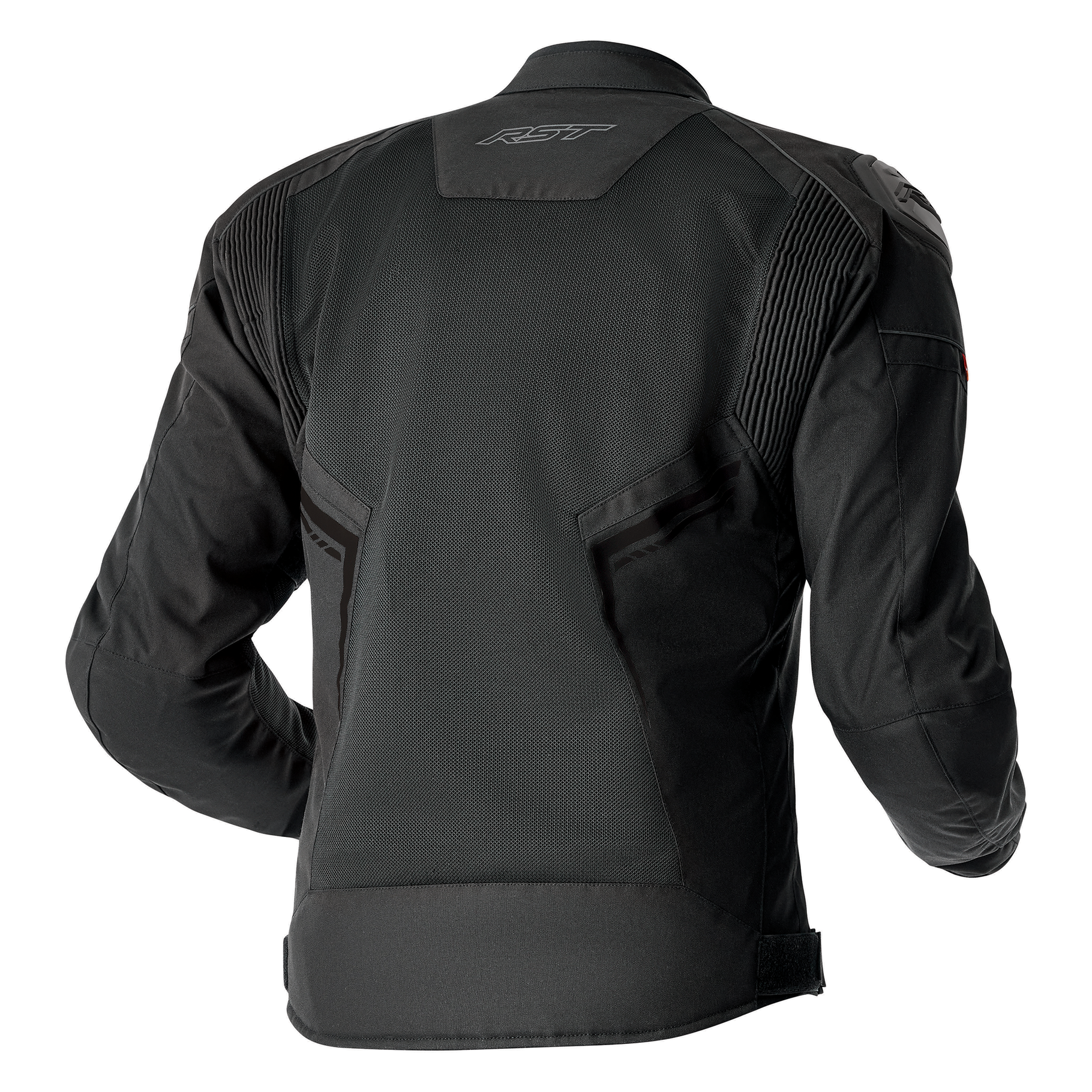 RST S1 Mesh D3O Ladies Textile Jacket - Black / Black