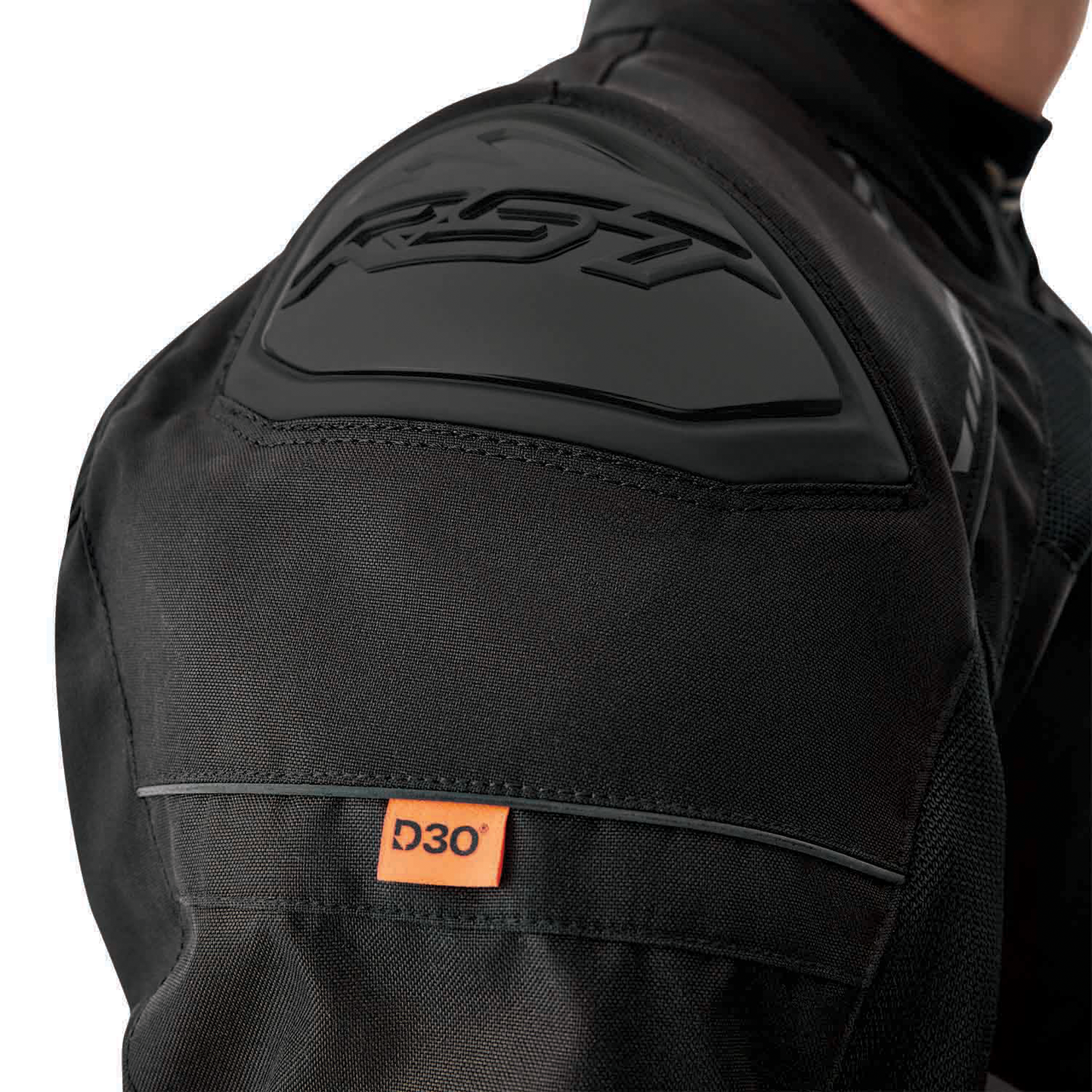 RST S1 Mesh D3O Ladies Textile Jacket - Black / Black