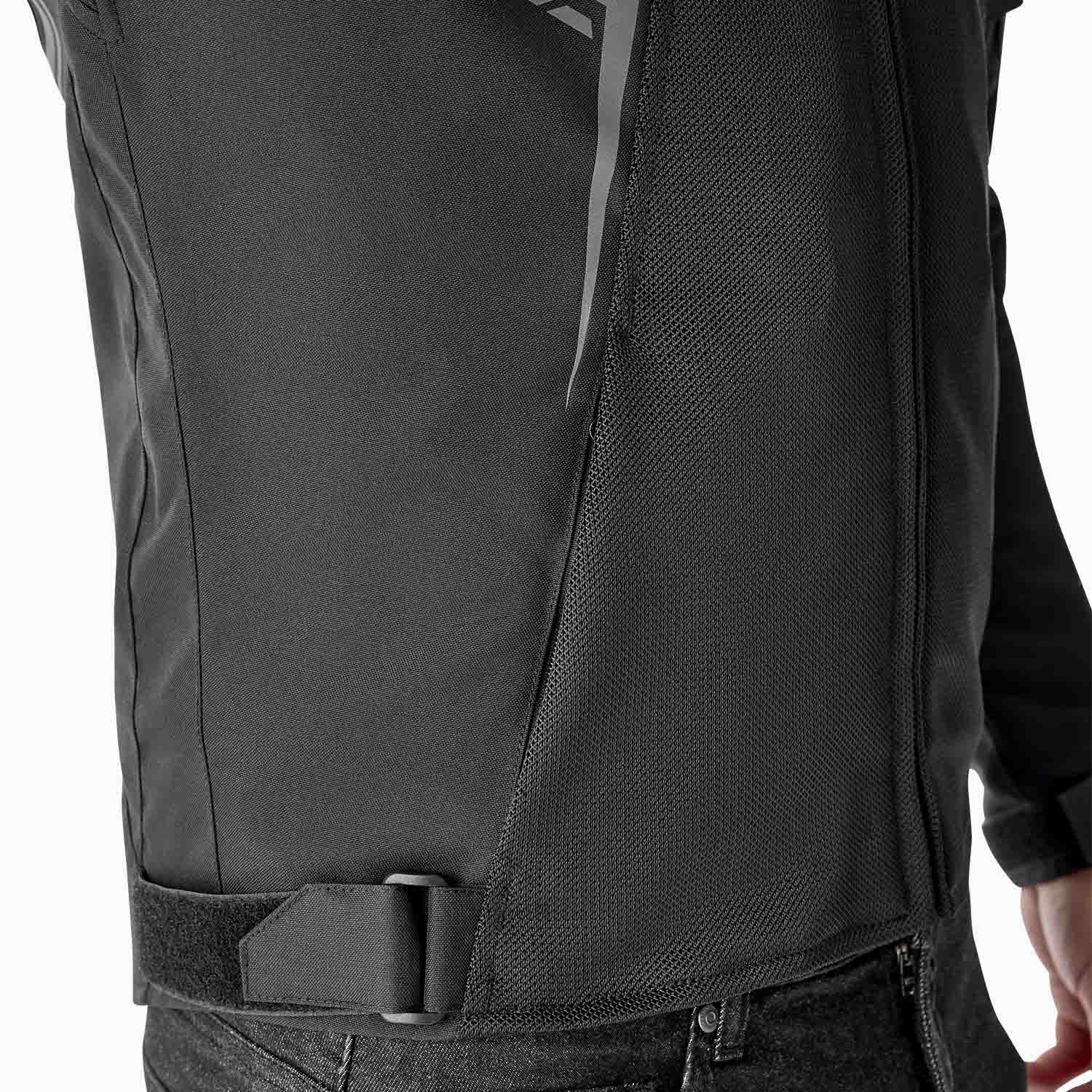 RST S1 Mesh D3O Ladies Textile Jacket - Black / Black