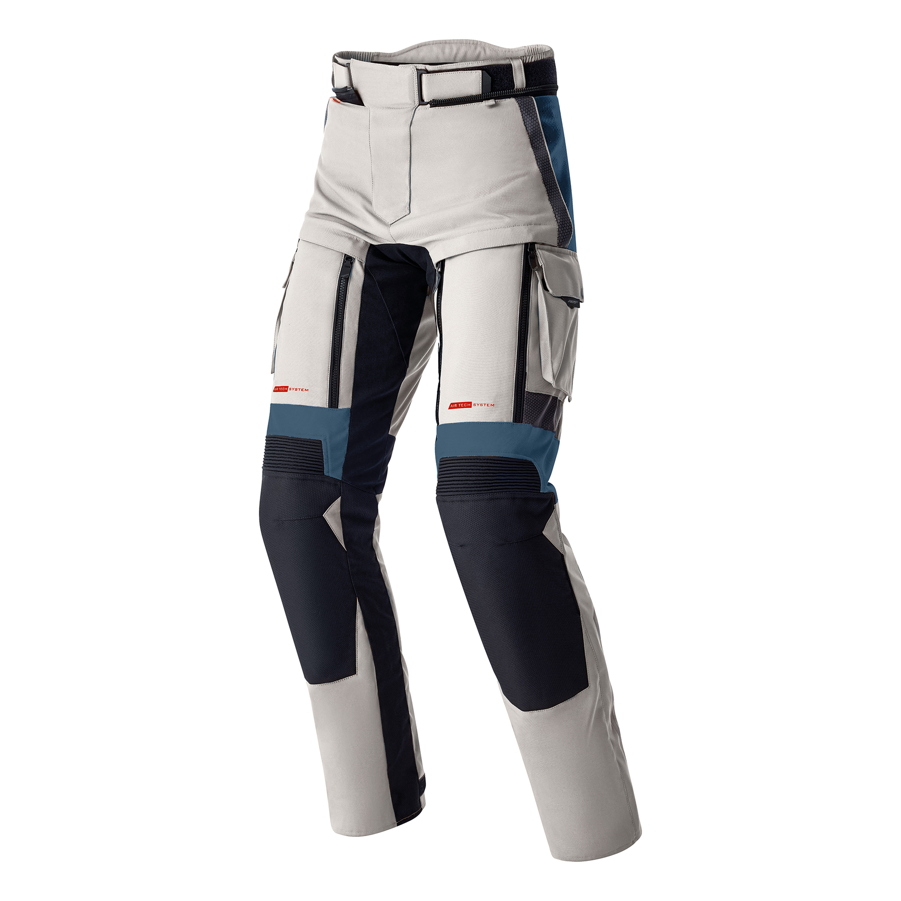 RST Pro Series Adventure D3O Ladies Textile Pants - Silver / Blue