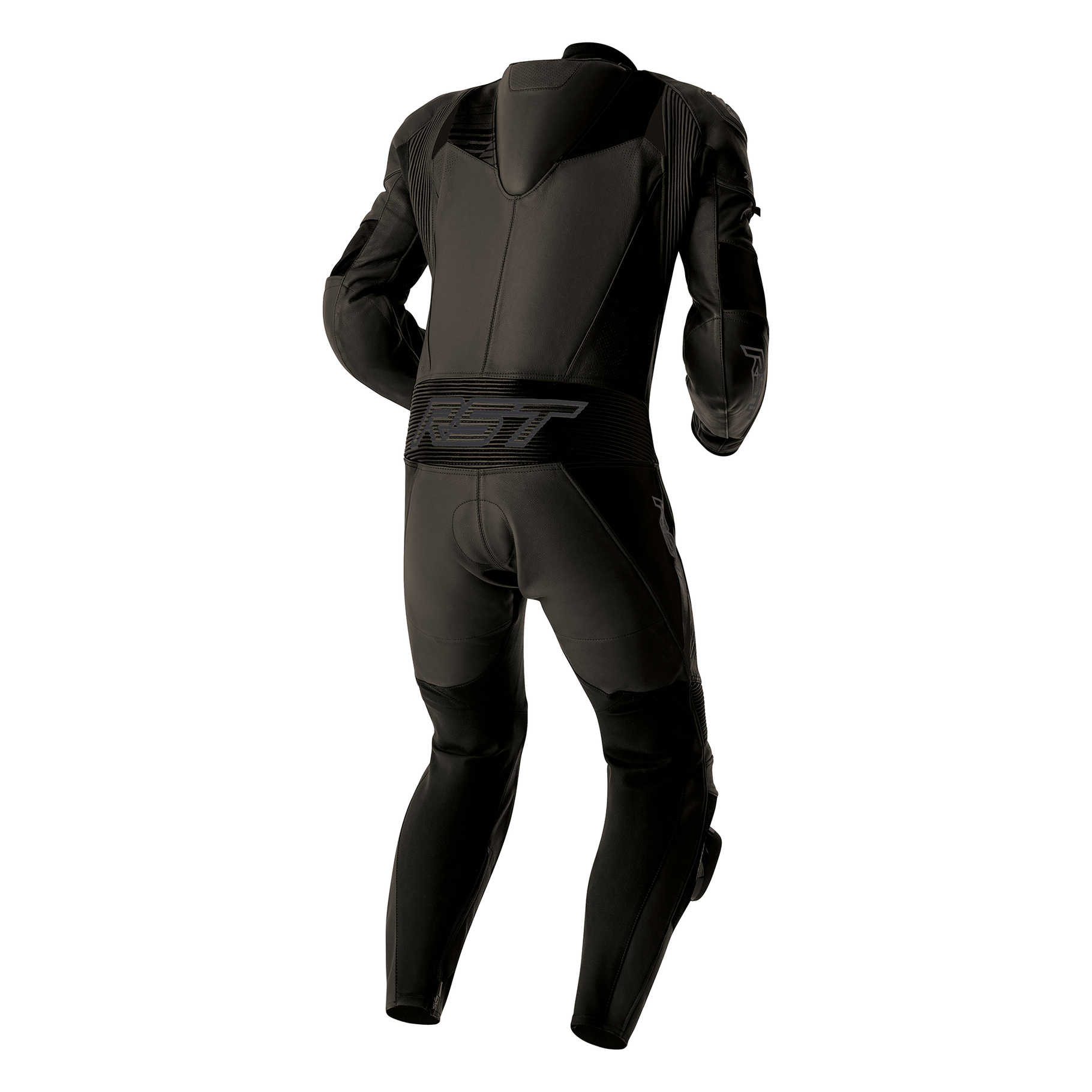 RST Tractech Evo D3O Leather Suit - Black / Black