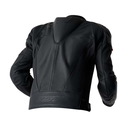 RST Tractech Evo D3O Leather Jacket - Black / Black