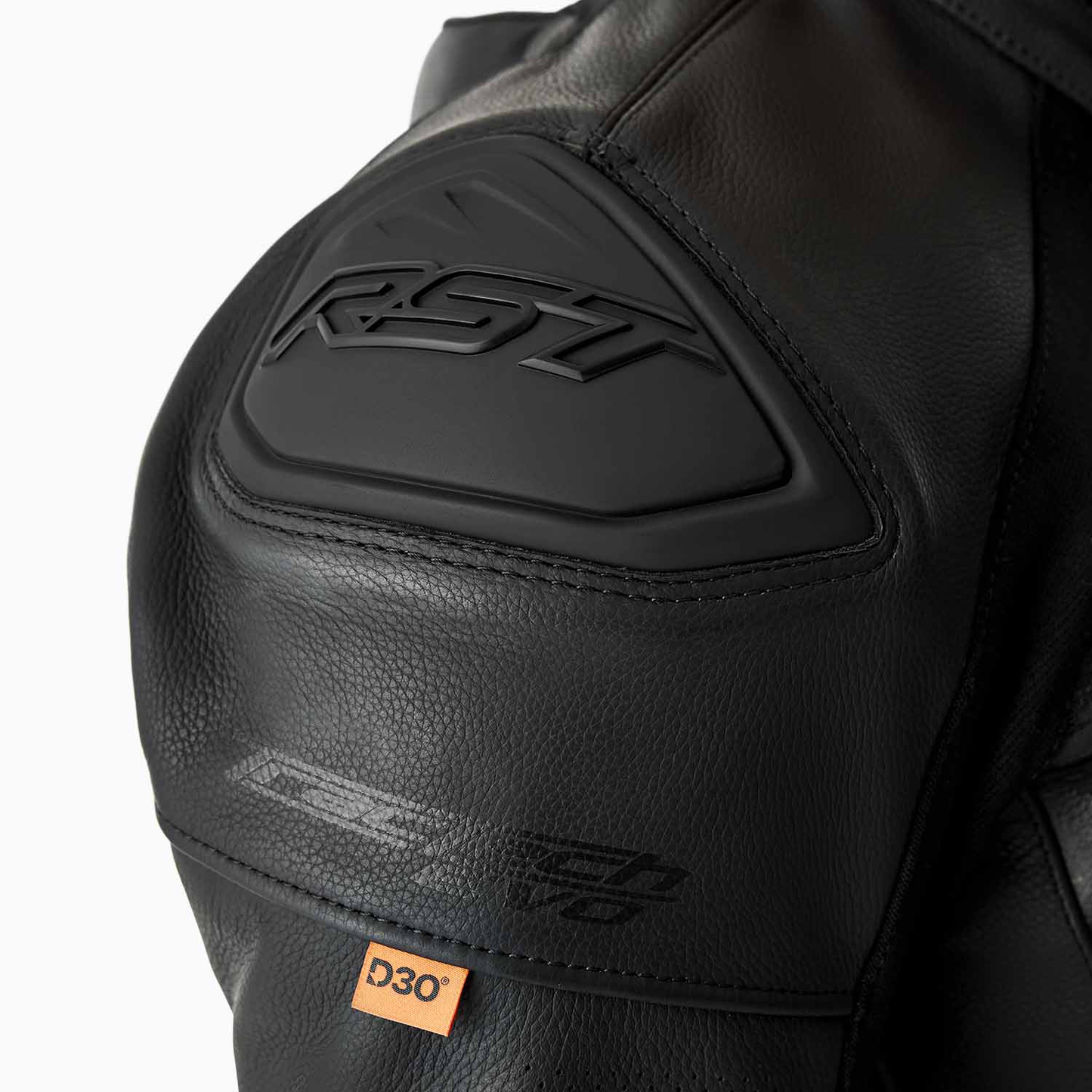RST Tractech Evo D3O Leather Jacket - Black / Black