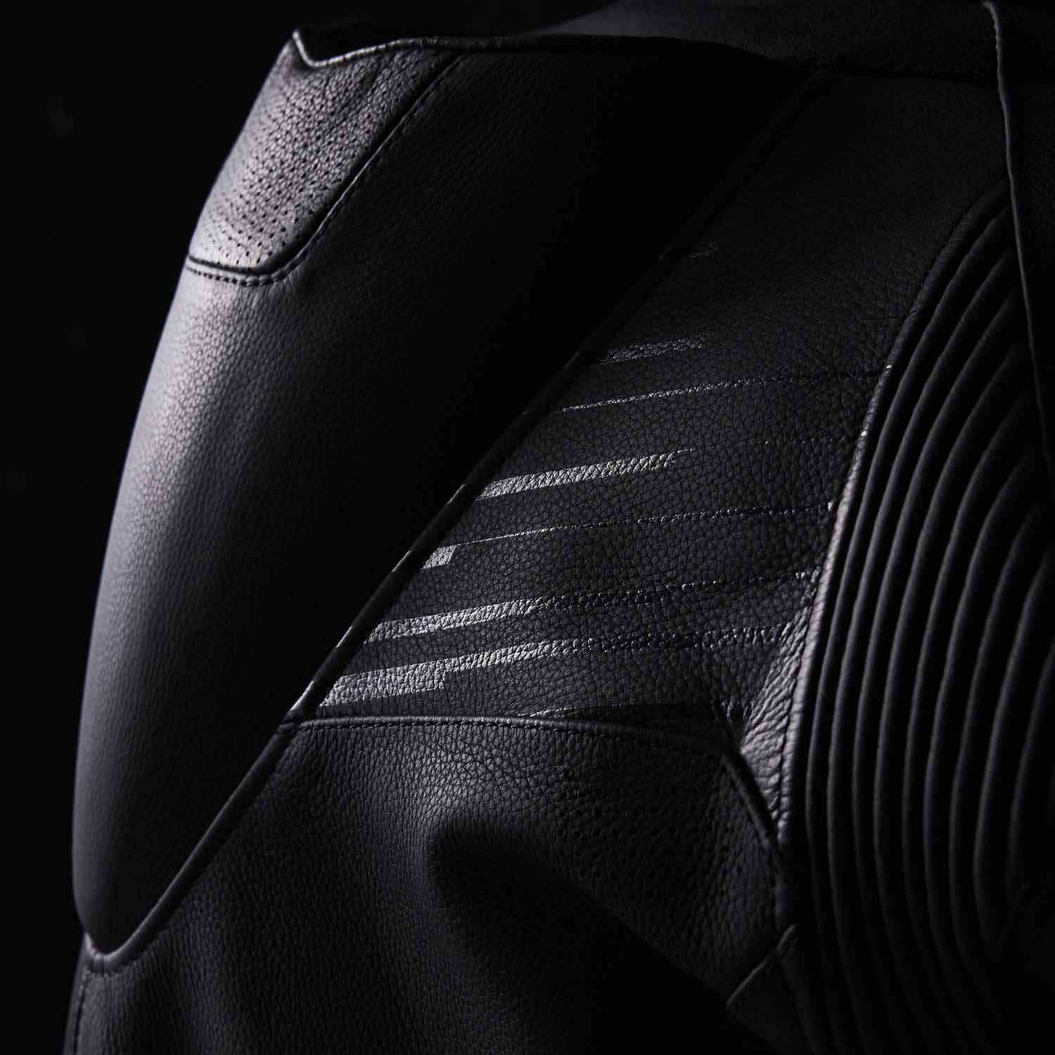 RST Tractech Evo D3O Leather Jacket - Black / Black