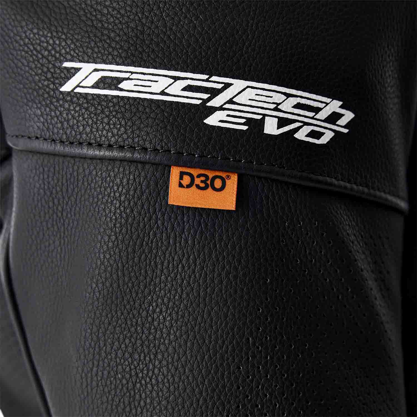 RST Tractech Evo D3O Leather Jacket - Black / White