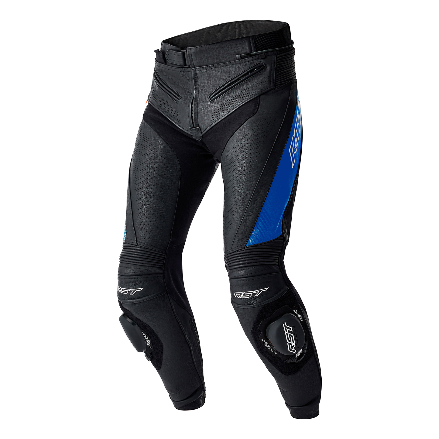 RST Tractech Evo D3O Leather Pants - Black / Blue