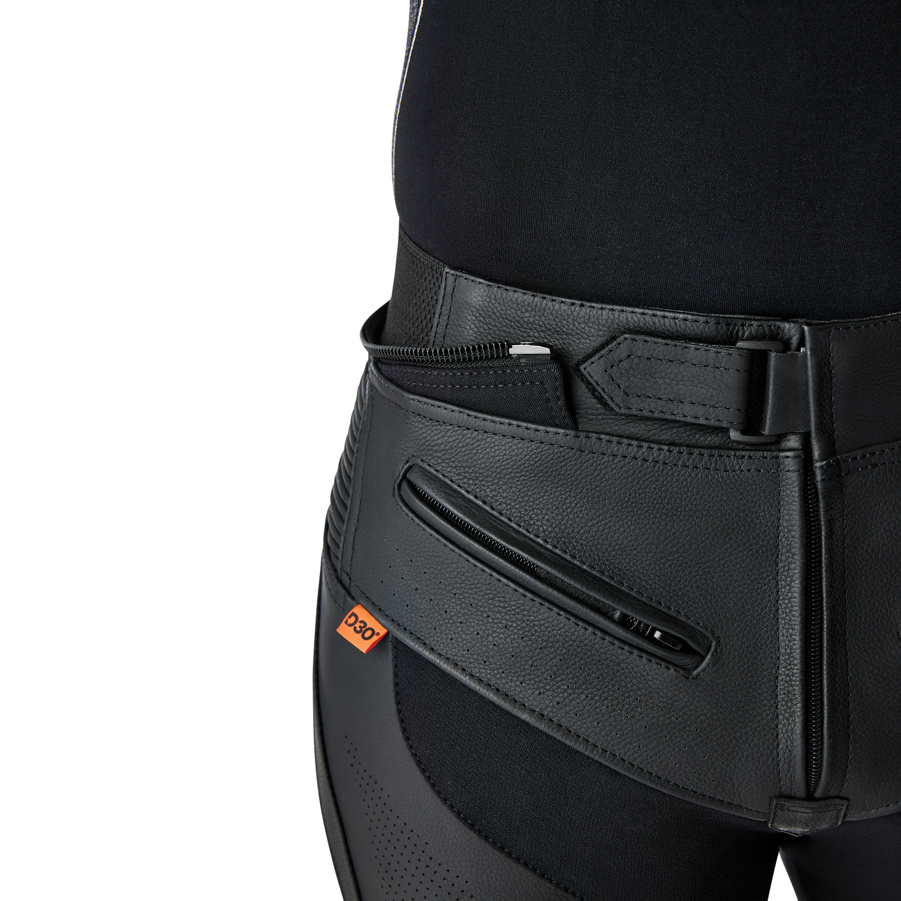RST Tractech Evo D3O Leather Pants - Black / Black