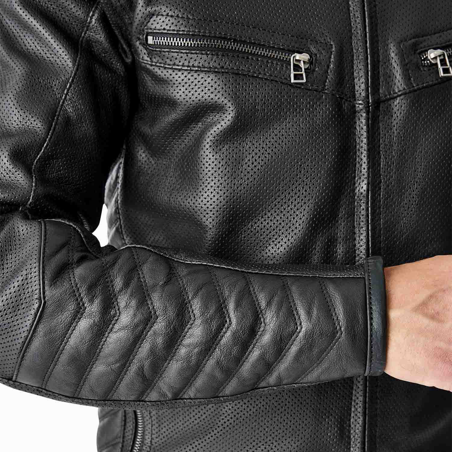 RST Roadster Air D3O Leather Jacket - Black