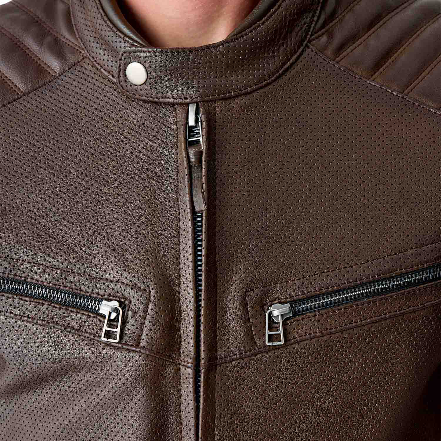 RST Roadster Air D3O Leather Jacket - Brown