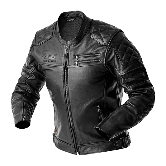RST Hillberry D3O Leather Jacket - Black
