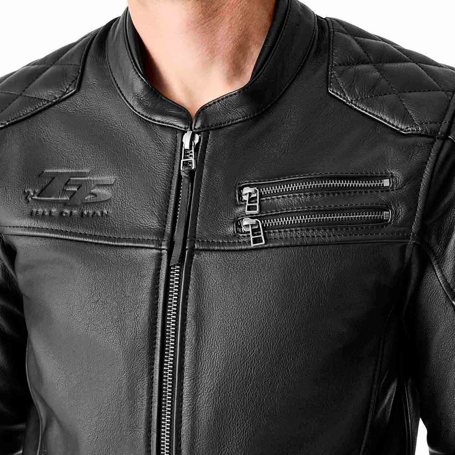 RST Hillberry D3O Leather Jacket - Black