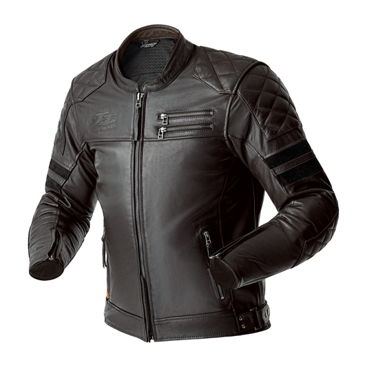 RST Hillberry D3O Leather Jacket - Brown