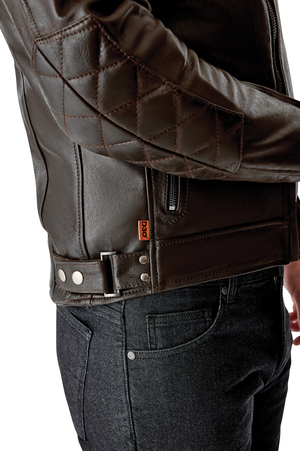 RST Hillberry D3O Leather Jacket - Brown